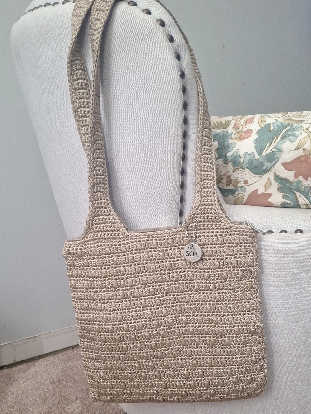 The Sak Boho Vintage Crochet Shoulder Bag